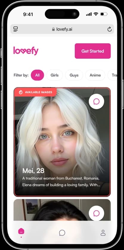 Lovefy app preview